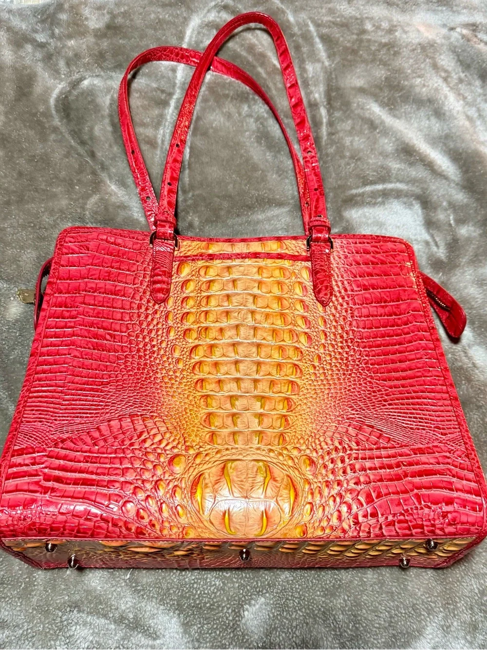 Brahmin Tia Tote in Infusion Ombré Melbourne with matching Brahmin Wallet.